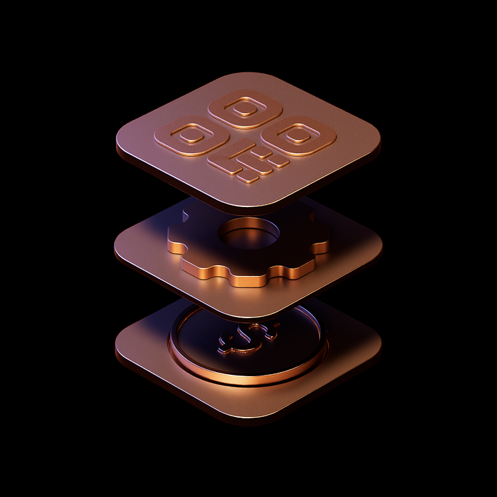 Layered copper protocol architecture object